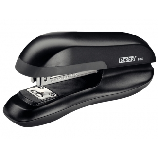 Rapid F16 - Grapadora de sobremesa, 30 hojas de capacidad, usa grapas 24/6 - 26/6, color negro