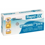 Rapid Strong 24855800 - Grapas Nº 24/6, galvanizadas, caja de 1.000