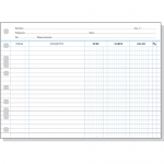 Multifin 4175602 - Recambio de cuentas corrientes 3006, tamaño folio apaisado, 50 hojas