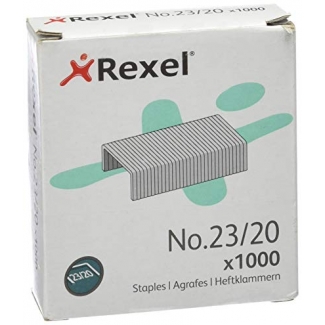 Rexel 2100926 - Grapas Nº 23/20, caja de 1.000