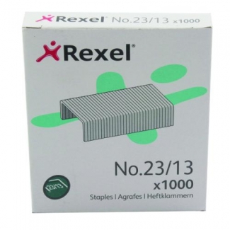 Rexel 2101053 - Grapas Nº 23/13, caja de 1.000