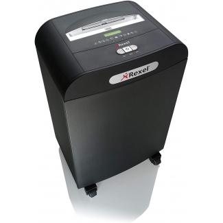 Rexel Mercury RDX1850 - Destructora de papel, corte en partículas, destruye hasta 18 hojas, papelera de 50 litros