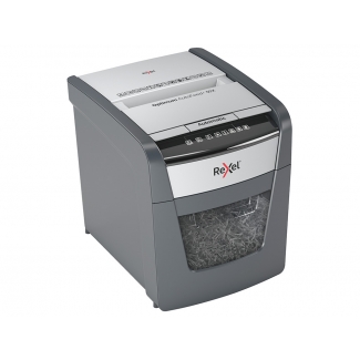 Rexel Optimum Auto+ 50X EU - Destructora de papel, corte en partículas, destruye hasta 50 hojas, papelera de 20 litros