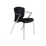 Rocada RD-966/4 - Silla confidente, color negro