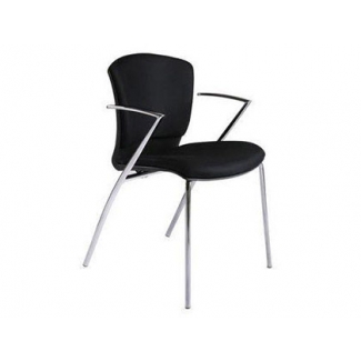 Rocada RD-966/4 - Silla confidente, color negro