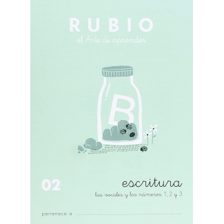 Rubio C-02 - Cuaderno de caligrafía Nº 02