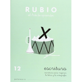 Rubio C-12 - Cuaderno de caligrafía Nº 12