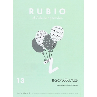 Rubio C-13 - Cuaderno de caligrafía Nº 13