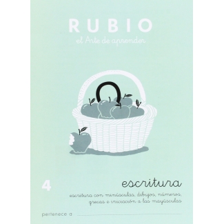 Rubio C-4 - Cuaderno de caligrafía Nº 4