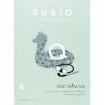Rubio C-6 - Cuaderno de caligrafía Nº 6