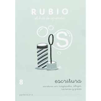 Rubio C-8 - Cuaderno de caligrafía Nº 8