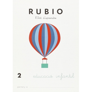Rubio I-2 CAT - Cuaderno de educación infantil color, catalán nº 2
