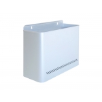 Sie 99-P - Papelera metálica de pared, 11 litros, color plata