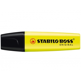 Stabilo Boss 70/24 - Rotulador fluorescente, punta biselada, color amarillo