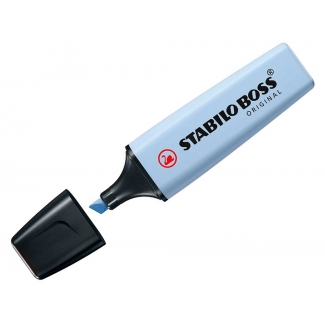 Stabilo Boss Pastel 70/112 - Rotulador fluorescente, punta biselada, color azul pastel