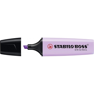 Stabilo Boss Pastel 70/155 - Rotulador fluorescente, punta biselada, color violeta pastel