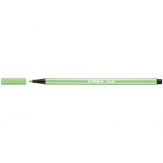 Stabilo Pen 68/13 - Rotulador acuarelable, punta redonda de 1 mm, color verde hielo