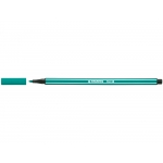 Stabilo Pen 68/36 - Rotulador acuarelable, punta redonda de 1 mm, color verde esmeralda