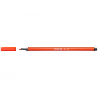 Stabilo Pen 68/40 - Rotulador acuarelable, punta redonda de 1 mm, color bermellón