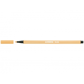 Stabilo Pen 68/44 - Rotulador acuarelable, punta redonda de 1 mm, color amarillo