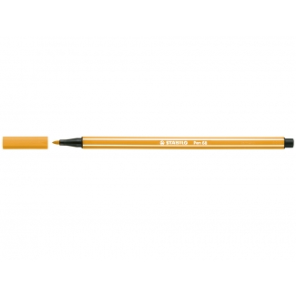 Stabilo Pen 68/54 - Rotulador acuarelable, punta redonda de 1 mm, color naranja