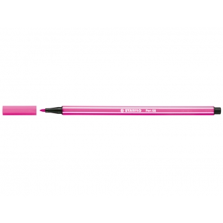 Stabilo Pen 68/56 - Rotulador acuarelable, punta redonda de 1 mm, color rosa