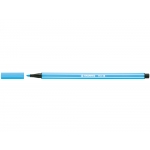 Stabilo Pen 68/57 - Rotulador acuarelable, punta redonda de 1 mm, color azul celeste