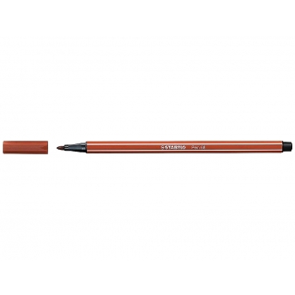 Stabilo Pen 68/75 - Rotulador acuarelable, punta redonda de 1 mm, color siena tostado
