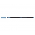 Stabilo Pen 68/841 - Rotulador acuarelable, punta redonda de 1 mm, color azul metalizado