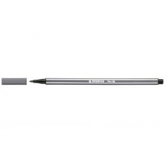 Stabilo Pen 68/96 - Rotulador acuarelable, punta redonda de 1 mm, color gris azulado medio