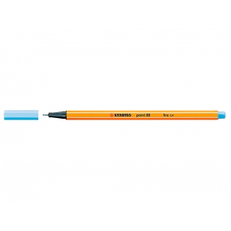 Stabilo Point 88/11 - Rotulador punta de fibra, punta redonda de 0,4 mm, color azul claro