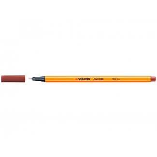 Stabilo Point 88/75 - Rotulador punta de fibra, punta redonda de 0,4 mm, color siena tostado