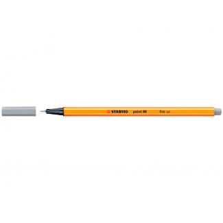 Stabilo Point 88/95 - Rotulador punta de fibra, punta redonda de 0,4 mm, color gris azulado claro