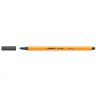 Stabilo Point 88/97 - Rotulador punta de fibra, punta redonda de 0,4 mm, color gris azulado intenso