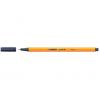 Stabilo Point 88/98 - Rotulador punta de fibra, punta redonda de 0,4 mm, color gris paynés