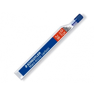 Staedtler mars micro 250 05-2B - Minas de grafito, 0,5 2B, tubo de 12 unidades