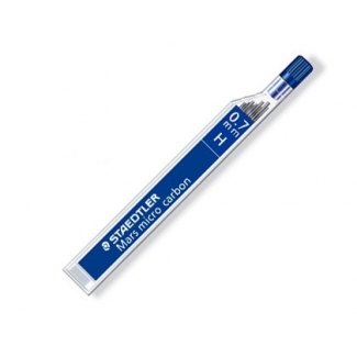 Staedtler mars micro 250 07-H - Minas de grafito, 0,7 H, tubo de 12 unidades
