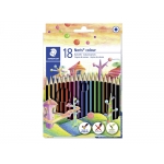 Staedtler Noris Colour 185 C18 - Lápices de colores, caja de 18 colores
