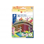 Staedtler Noris Colour 185 CD36 - Lápices de colores, caja de 36 colores
