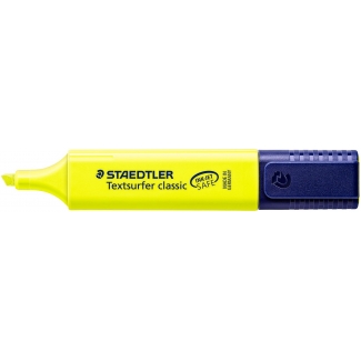 Staedtler Textsurfer Classic 364-1 - Rotulador fluorescente, punta biselada, color amarillo