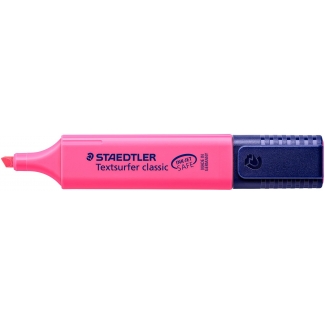 Staedtler Textsurfer Classic 364-23 - Rotulador fluorescente, punta biselada, color rosa