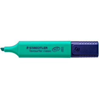 Staedtler Textsurfer Classic 364-35 - Rotulador fluorescente, punta biselada, color turquesa