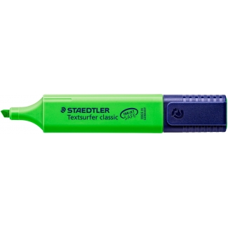Staedtler Textsurfer Classic 364-5 - Rotulador fluorescente, punta biselada, color verde