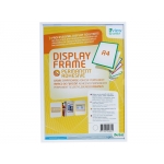 Tarifold 194882 - Marco porta anuncios adhesivo, A4, color blanco