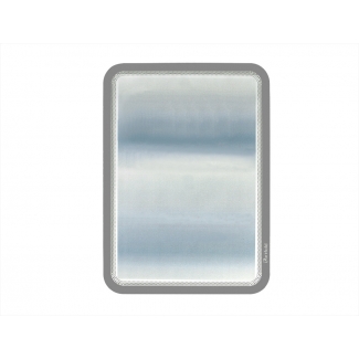 Tarifold 194950 - Marco porta anuncios adhesivo-magnético, A4, pvc, color plata, pack de 2 unidades