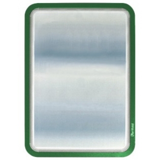 Tarifold 194955 - Marco porta anuncios adhesivo-magnético, A4, pvc, color verde, pack de 2 unidades