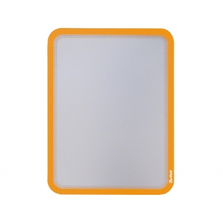 Tarifold 195036 - Marco porta anuncios magnético, A4, pvc, color naranja, pack de 2 unidades