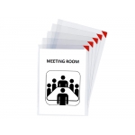 Tarifold 195770 - Funda adhesiva removible, A5, pvc, pack de 5 fundas