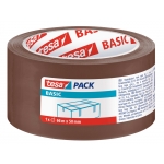 Tesa 58571-00000-00 - Cinta adhesiva para embalar, 50 mm x 66 mt, polipropileno, marrón